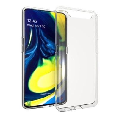 Силиконови гърбове Силиконови гърбове за Samsung Силиконов гръб ТПУ ултра тънък за Samsung Galaxy A80 A805F кристално прозрачен